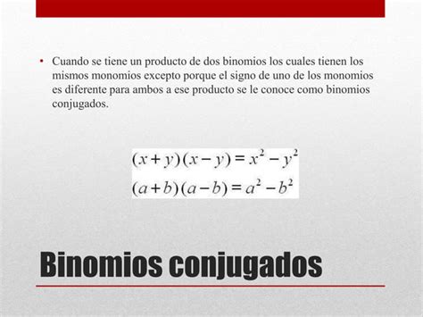 Productos notables y factorización PPT