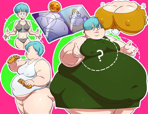 Rule 34 1girls Bbw Big Breasts Blue Hair Breasts Bulma Briefs Cookie Dough Crying Dragon Ball