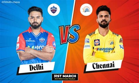 Dc Vs Csk 13th Match Dream11 Team Indian Premier League 2024