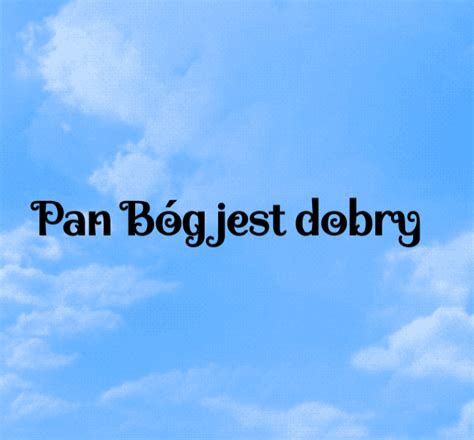 Pan Bóg jest dobry kl 1 12