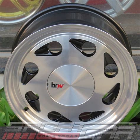 Jogo Roda Brw 930 Pingo Dagua Aro 15 4x100 4x108 Gol Gts Gti