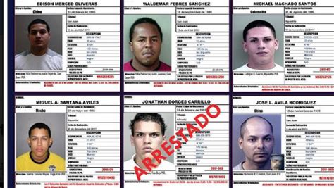 Publican Afiche De Los Criminales Más Buscados En La Isla