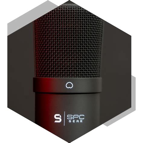 SPC Gear SM900 Streaming USB Microphone Mikrofon Schwarz