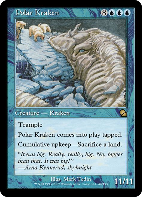 Polar Kraken Magic The Gathering Mtg Cards