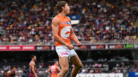 Afl Round Brisbane V Gws Aaron Cadman Darcy Jones Inspire Giants