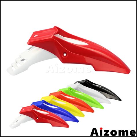 Universal Red White Dirt Bike Front Mudguard For Honda Xr Crf