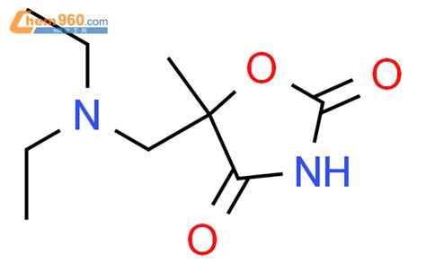 798567 11 05ci 5 二乙基氨基甲基 5 甲基 24 噁唑啉二酮化学式、结构式、分子式、mol 960化工网