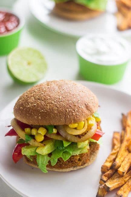 Southwestern Sweet Potato Veggie Burgers Good Life Eats