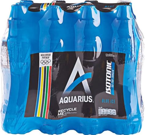 Aquaruis Isotonic Blue Ice Sportdrink 50cl Tray 12 Stuks Bol