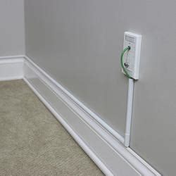 Legrand Wiremold White Cordmate Cord Cover Channel At Menards