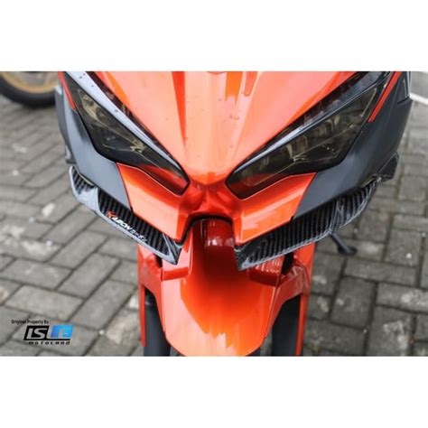 Kabon Carbon Winglet Kawasaki Ninja Fi Up Isle Motoland