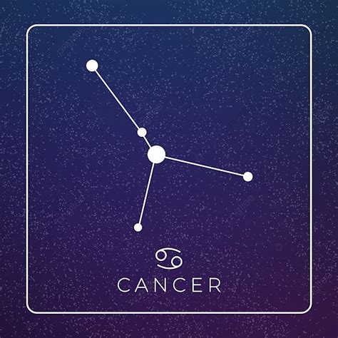 Fondo De La Galaxia De La Constelación Del Cáncer Cáncer Horóscopo