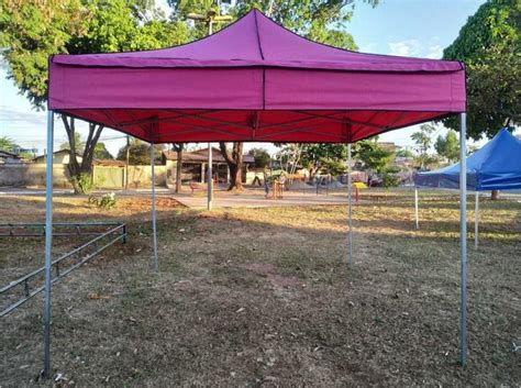 Tenda Sanfonada 4 5x3 Nylon600 GOIANIA TENDAS Gazebo Magazine Luiza