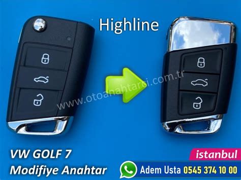 Vw Golf Anahtar Yenileme Yedek Anahtar Hizmetleri