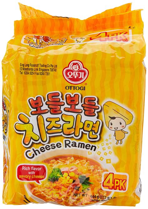 Buy Korean Charector Ottogi Cheese Ramen Korean Style Instant Noodles