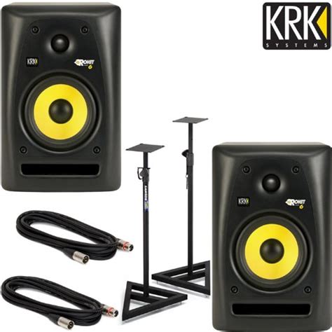 Pair Krk Rp G Rokit Powered Studio Monitor Bundle