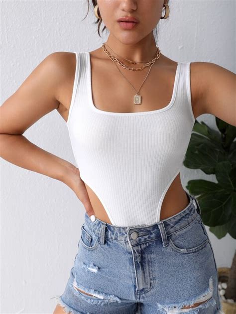 Search High Cut Bodysuit Shein Usa