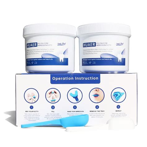 Luxsmile Material De Impresi N Dental De Silicona Alginato De Cuerpo