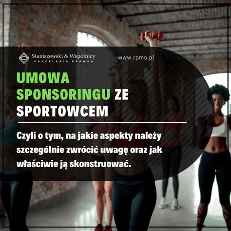 Umowa Sponsoringu Ze Sportowcem Kancelaria RPMS