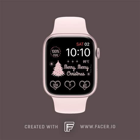 Linlay Designs™ Sugarplum Pink Watch Face For Apple Watch Samsung