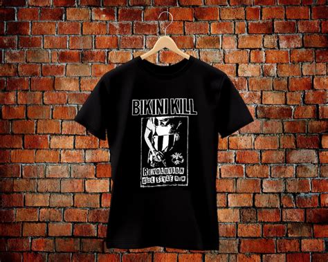 Bikini Kill T Shirt 5 Stickers Pin Etsy