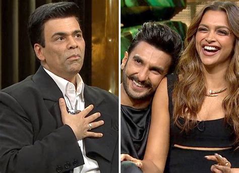 Koffee With Karan Karan Johar Tears Up After Watching Deepika