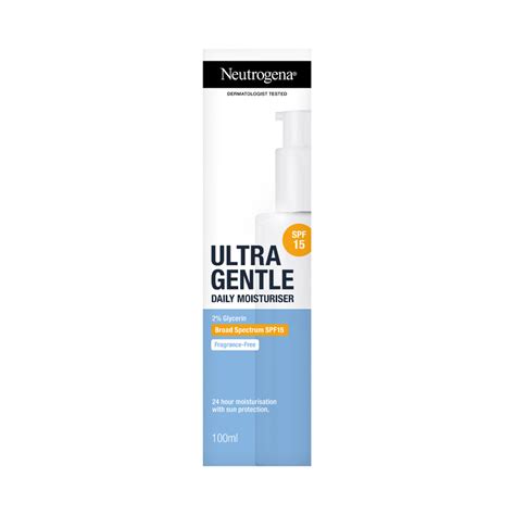 Neutrogena Ultra Gentle Daily Moisturiser Spf15 100g Mannings Online Store