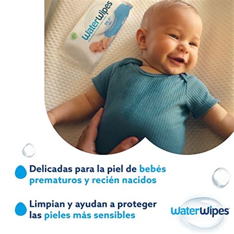 WaterWipes Toallitas húmedas Originales sin plástico para bebés 1080