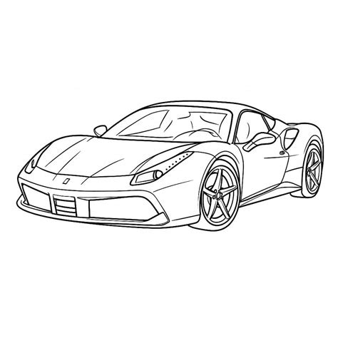 Ferrari Para Colorir E Imprimir - 11 Desenhos de Ferrari para colorir e imprimir