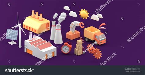 3d factory background Images, Stock Photos & Vectors | Shutterstock