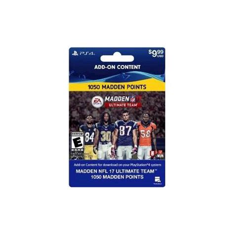 Best Buy EA Madden NFL 17 Ultimate Team 1050 Points Digital Item