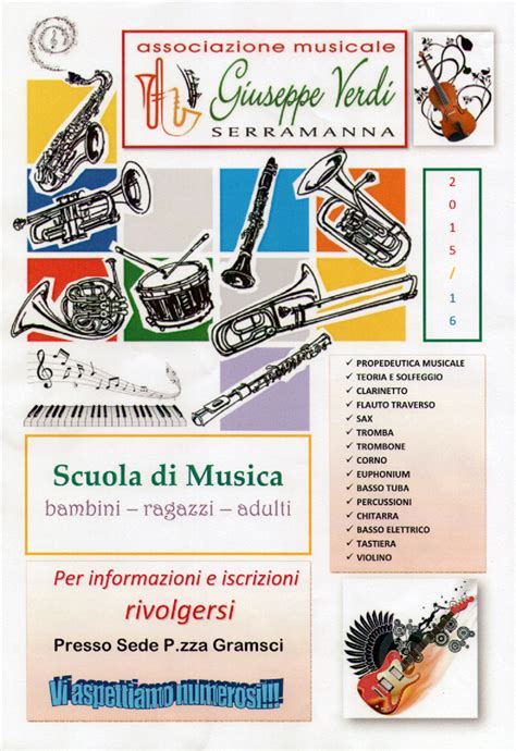 Corsi Di Musica Aperte Le Iscrizioni 2015 2016 A Serramanna