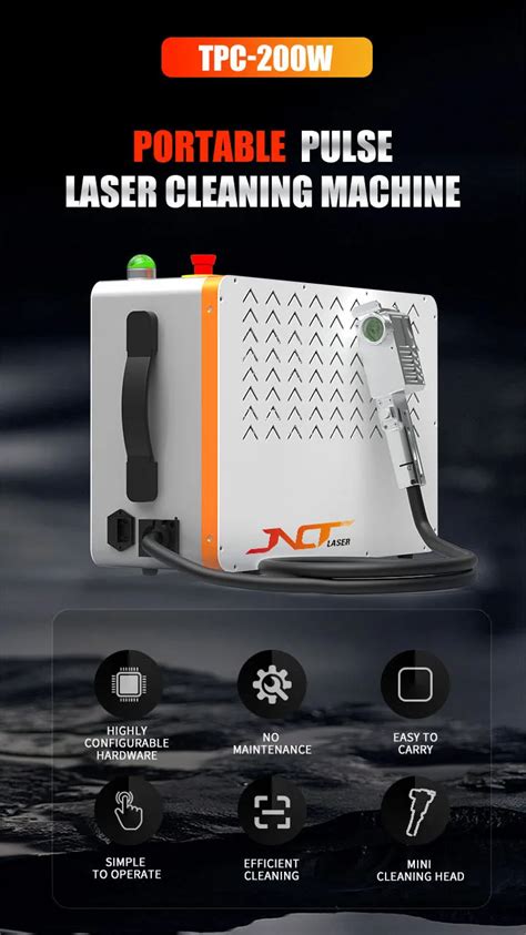 Pulse Portable Laser Cleaning Machine W Machinery Engines Provided