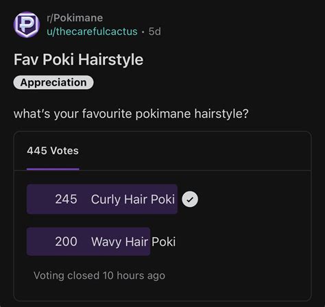 Curly Hair Poki Wins! : r/Pokimane