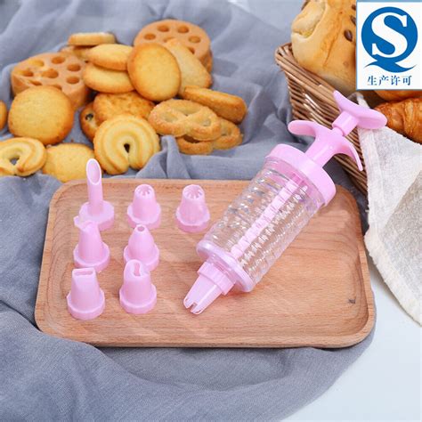 Plastic With Extruder Piping Tip Cake Decorative Kit Easy Clean