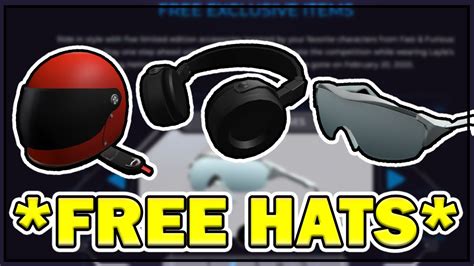 How To Get These New Free Hats On Roblox Insane Free Hats Free