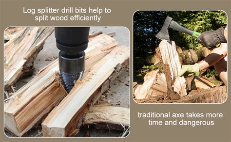 Amazon Firewood Log Splitter Pack Mm Mm Easy Log Splitting