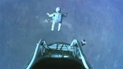 Space Jump: Felix Baumgartner Sets Leap Record | World News | Sky News