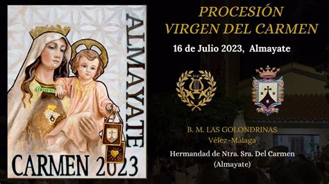 Esperanza Que GuÍa A Triana Virgen Del Carmen Almayate 2023 Bm Las Golondrinas De VÉlez