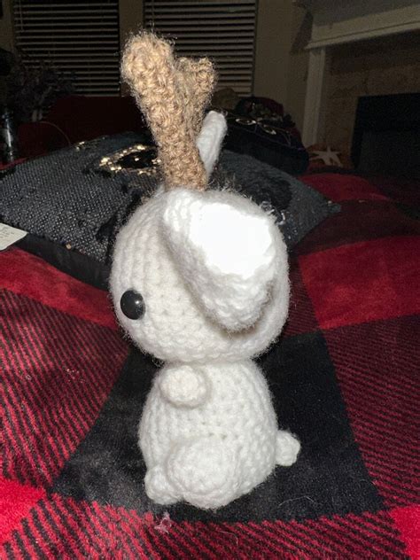 Jackalope Crocheted Cryptid Creepy Creature Plush Plushie Doll Etsy