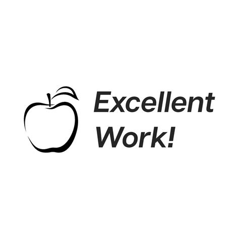 Excellent Work Teacher Stamp Ships In One Business Day