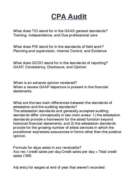 cpa audit  financial audit auditors report