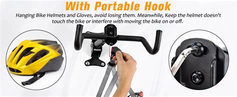 Cyfie Bike Wall Mount Hanger Bicycle Garage Storage Rack Hook Horizontal Indoor