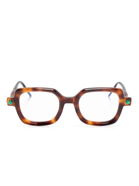 Kuboraum P4 HS Square Frame Glasses Farfetch