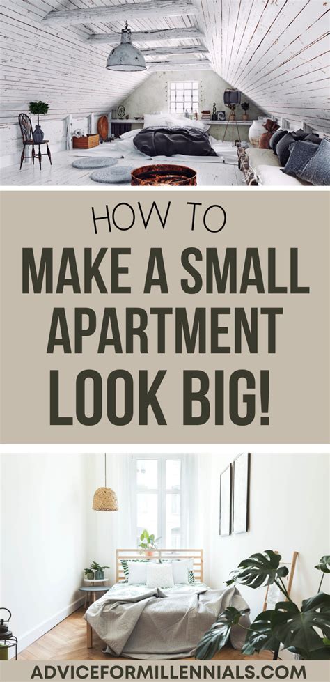 10 Ways To Make A Small Apartment Look Big Small Apartments Small