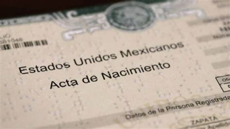 Acta De Nacimiento As Puedes Tramitar Una Copia Certificada Por