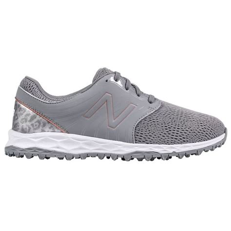 New Balance Women S Fresh Foam Breathe Golf Shoes Grey Rose On Sale Carl S Golfland