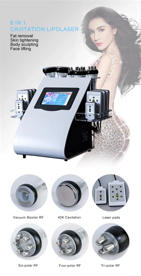 Kim 8 Slimming System 6 In 1 Machine With 40k Cavitation Lipo Laser