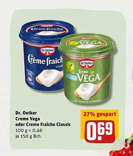 Dr Oetker Creme Fraiche Creme Vega Angebot Bei Metro