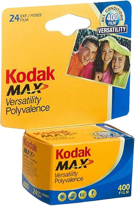 KODAK 10 Rollos de película GC 135 24 MAX 400 impresión en Color 35